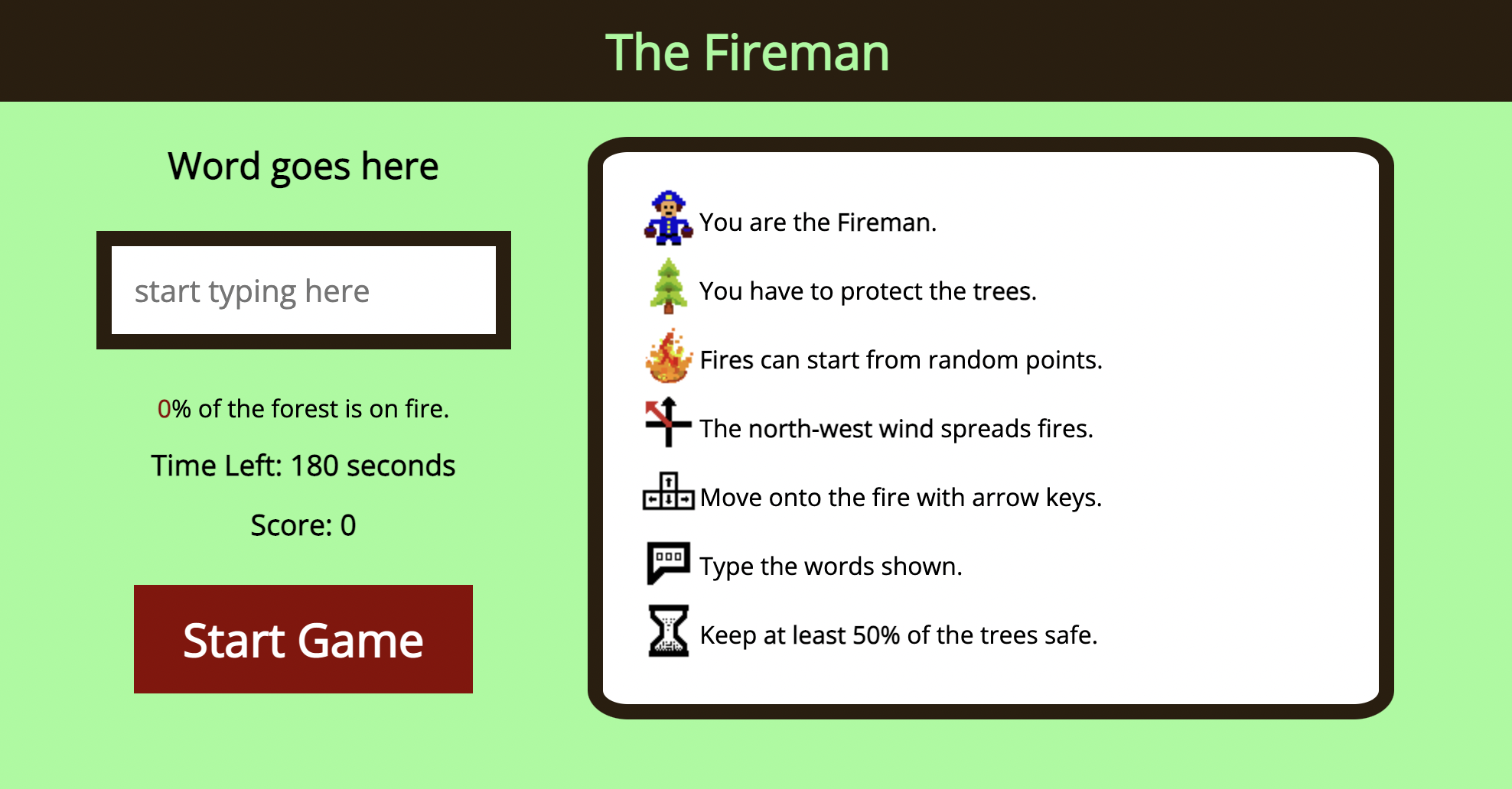 Fireman Game Image